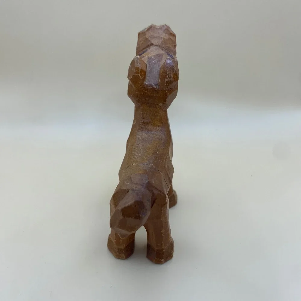 Vintage‎ Carter Hoffman Hand Carved Wood Horse Figurine Folk Art 3.5 Inch